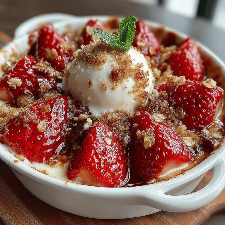 When it comes to desserts that capture the essence of summer, few options can rival the charm of a fruit crisp. These delectable treats combine the natural sweetness of ripe fruits with a crunchy, buttery topping, creating a harmonious balance of textures and flavors. Among the myriad of fruit crisp variations, Strawberry Crisp Delight stands out as a vibrant and refreshing option, perfect for sunny days and gatherings with family and friends. The star ingredient, fresh strawberries, not only brings a burst of color to the dish but also embodies the joyful spirit of the season.
