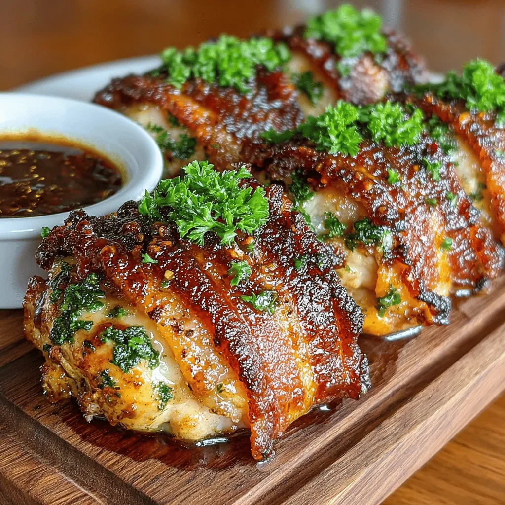 When it comes to mouthwatering comfort food, few dishes can compete with the irresistible combination of bacon and barbecue chicken. Bacon-Wrapped BBQ Chicken Thighs are not only a crowd-pleaser but also an easy dish that brings together the rich, savory flavors of crispy bacon and succulent chicken, enhanced with a tangy barbecue sauce. This recipe is perfect for both casual weeknight dinners and festive gatherings, making it a versatile addition to your culinary repertoire.