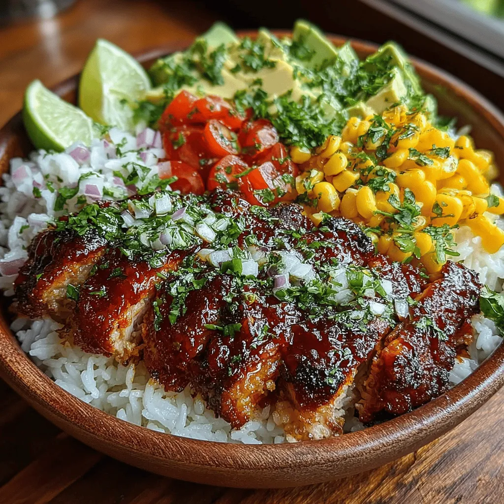 To create a memorable Spicy BBQ Chicken & Rice Bowl, it's essential to understand and select the right ingredients. The primary components of this dish include chicken, rice, and a variety of toppings that enhance both flavor and nutrition.