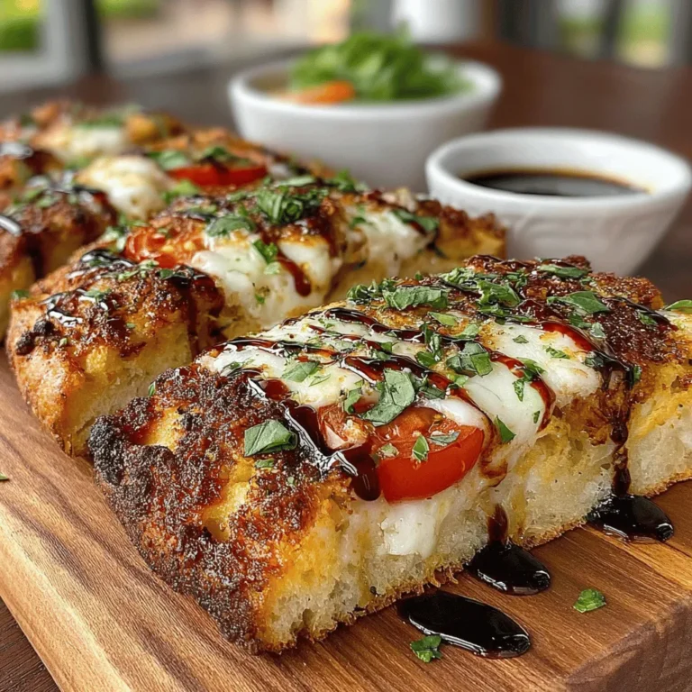 Rustic flatbreads have captured the hearts and palates of food enthusiasts around the world, celebrated for their simplicity and versatility. Rooted in traditional baking practices, this rustic flatbread recipe showcases the beauty of fresh ingredients, creating a dish that is not only delicious but also visually appealing. The blend of fresh tomatoes, aromatic basil, and creamy mozzarella encapsulates the essence of summer, making it an ideal choice for gatherings, casual dinners, or even a quick snack.