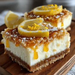 As the temperatures rise and summer beckons, there's nothing quite like a chilled dessert to cool you down. Enter the Chill & Zest Frozen Lemonade Pie Bars—a vibrant and refreshing treat that brings the classic flavors of lemonade into a creamy, frozen form. These bars offer the perfect balance of tartness and sweetness, making them an ideal way to beat the heat while satisfying your sweet tooth. Not only are they delicious, but they're also incredibly easy to make, making them an excellent choice for home cooks of all skill levels.
