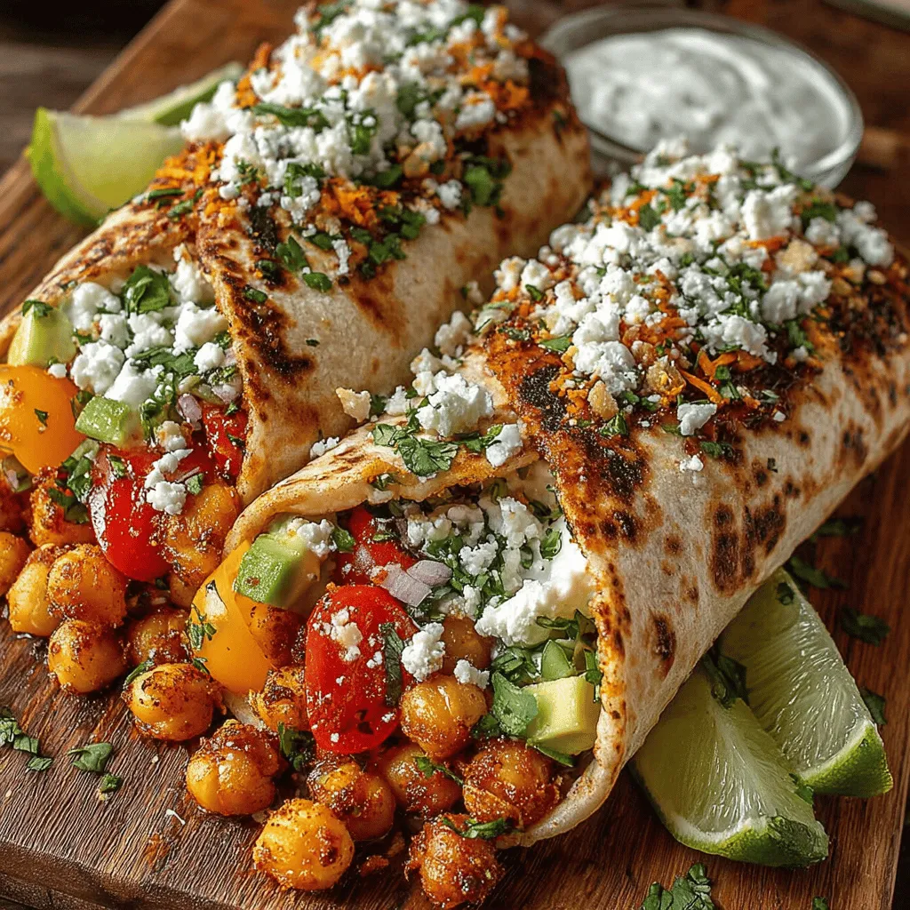 In a world where meal prep often feels like a chore, the Spicy Roasted Chickpea Salad Wraps stand out as a vibrant, health-packed option. This recipe is not only visually appealing with its colorful array of fresh vegetables but also tantalizingly flavorful thanks to the roasted chickpeas coated in a spicy seasoning blend. Perfect for lunch, a quick dinner, or even a picnic, these wraps combine convenience with nutrition, making them an excellent choice for busy individuals and families alike.