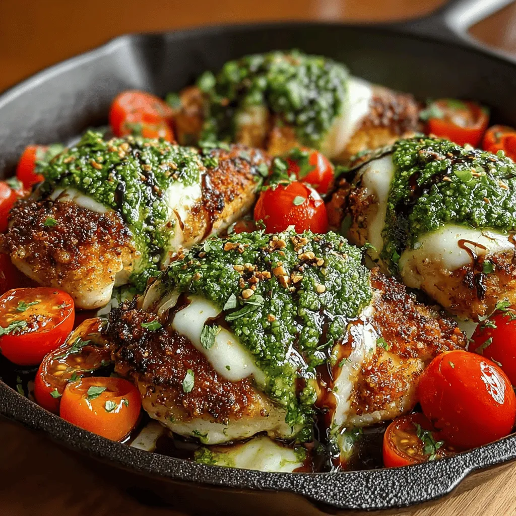 Pesto Delight Baked Chicken is a delightful dish that combines the succulent flavors of baked chicken with the aromatic essence of basil pesto. This dish has gained popularity among home cooks and food enthusiasts alike due to its simplicity and the vibrant taste it brings to the table. With a perfect balance of savory chicken, creamy mozzarella cheese, and fresh tomatoes, this recipe is a celebration of flavors that can transform an ordinary weeknight dinner into an extraordinary meal.