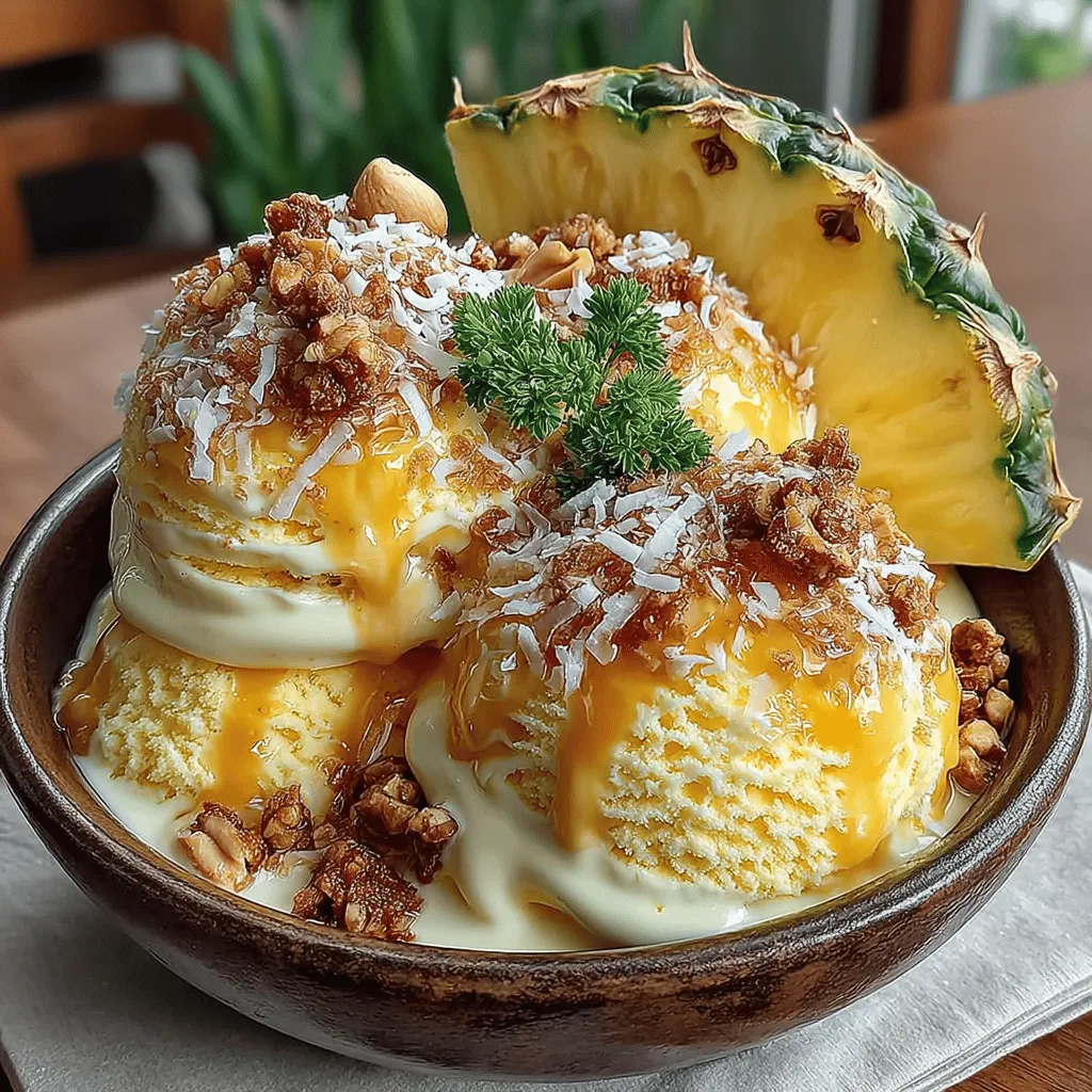 When the sun shines bright and the temperatures rise, few treats can compete with the allure of tropical flavors. The vibrant taste of ripe fruits combined with the soothing creaminess of ice cream creates a delightful experience that transports you to a sun-kissed beach, even if you’re just lounging in your backyard. One recipe that captures this essence beautifully is Tropical Paradise Pineapple Ice Cream. This homemade delight not only brings the taste of the tropics to your home but also allows you to customize every element to your liking.