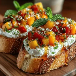 As summer rolls in, so does the vibrant array of seasonal flavors that define this sun-kissed season. The essence of summer is beautifully captured in fresh produce, where each bite tells a story of sunshine, warmth, and the joy of outdoor gatherings. Among the many delightful dishes that celebrate the bounty of summer, bruschetta stands out for its versatility and appeal. Whether served as an elegant appetizer at a dinner party or enjoyed as a light snack during a sunny afternoon, bruschetta can adapt to any occasion, making it a beloved choice for many.
