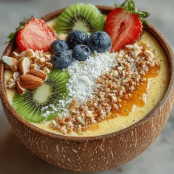 Smoothie bowls have taken the health and wellness world by storm, becoming a staple in many health-conscious diets. These colorful, nutrient-packed meals offer a delightful twist on traditional smoothies, served in a bowl and often topped with an array of delicious and healthful ingredients. One such refreshing option is the Zesty Lemon Chia Smoothie Bowl, a vibrant dish that combines tart and sweet flavors into a creamy, satisfying meal.