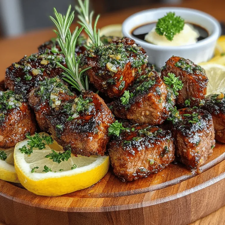 When it comes to quick and satisfying meals, few dishes can rival the appeal of Sizzling Garlic Butter Steak Bites. This culinary delight not only promises a burst of flavor with every bite but also offers a fast and efficient cooking method perfect for busy weeknights or spontaneous gatherings. The combination of tender steak, aromatic garlic, and rich butter creates a dish that is both comforting and indulgent, making it a favorite among steak lovers and novice cooks alike.