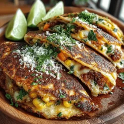 If you're looking for a delightful dish that combines fresh ingredients with rich flavors, look no further than Sweet Corn & Zucchini Quesadillas. This recipe not only tantalizes the taste buds but also offers a nutritious twist to a classic favorite. The combination of sweet corn and tender zucchini wrapped in a crispy tortilla creates a satisfying meal that's perfect for lunch, dinner, or even a quick snack. What makes this recipe particularly appealing is its simplicity and versatility, making it a staple for both busy weeknights and leisurely weekend meals.