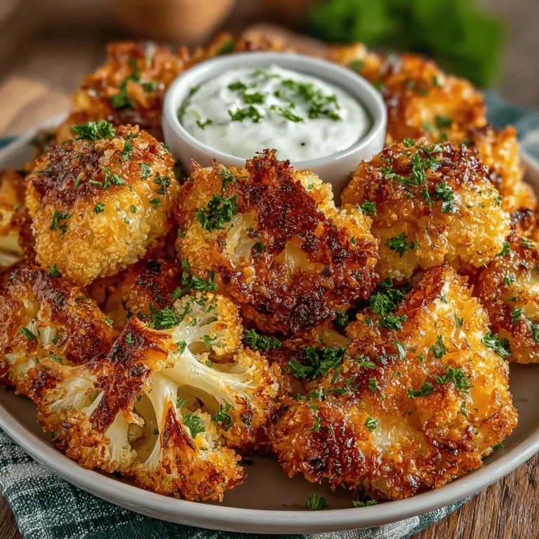 In recent years, air fryer recipes have surged in popularity as more people seek healthier cooking alternatives that don’t compromise on taste. Air fryers have revolutionized the way we prepare meals, allowing us to enjoy crispy, golden-brown textures without the excess oil typically associated with traditional frying methods. One standout recipe that perfectly embodies this trend is Cheesy Air Fryer Cauliflower Nuggets. These bite-sized treats serve as a delicious and nutritious alternative to conventional snacks, appealing to both vegetarians and health-conscious eaters alike.