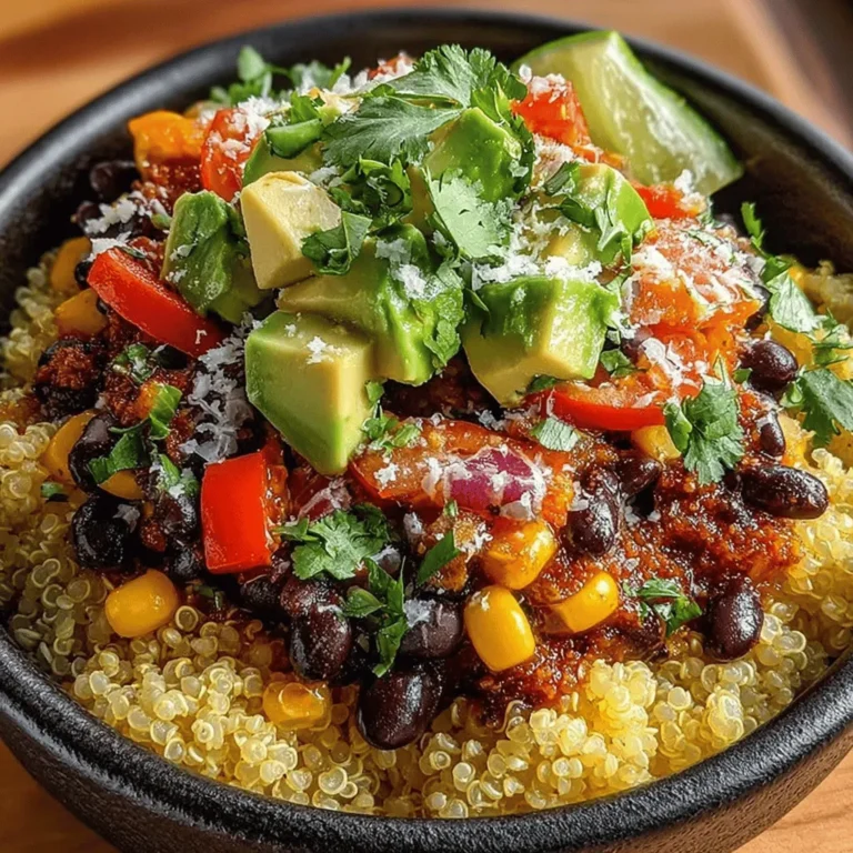 The Southwest Quinoa & Black Bean Bowl is a vibrant, nutrient-packed dish that captures the essence of Southwestern cuisine while promoting a healthy lifestyle. This recipe is not just a meal; it's a celebration of the rich flavors and diversity found in plant-based cooking. As more individuals embrace vegetarian and vegan diets for their health benefits, this bowl stands out as a fulfilling option that is both delicious and easy to prepare.