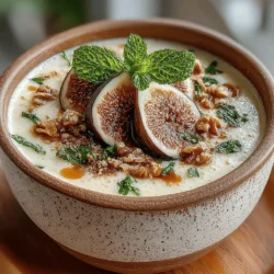 In the world of culinary delights, the concept of soup often conjures images of savory broths or hearty vegetable mixtures. However, the notion of soup as a dessert opens up an entirely new realm of possibilities, offering a delightful twist to traditional dining experiences. Among the innovative creations that exemplify this trend is the Creamy Fig Jam Soup, a dish that not only tantalizes the taste buds but also adds a touch of elegance to any meal. This unique dessert soup is a celebration of flavors and textures, making it an ideal choice for those looking to impress at dinner parties or simply enjoy a comforting bowl of sweetness at home.