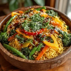 In recent years, ramen has transcended its humble origins to become a beloved staple in modern cuisine. This versatile dish, traditionally associated with Japanese comfort food, has found its way into kitchens around the world, inspiring countless variations that cater to different tastes and dietary needs. Among these adaptations, the Veggie-Packed Ramen Noodle Stir Fry stands out as a particularly vibrant and healthy option. This dish not only delights the palate but also appeals to health-conscious individuals and vegetarians alike, offering a colorful array of vegetables and flavors.