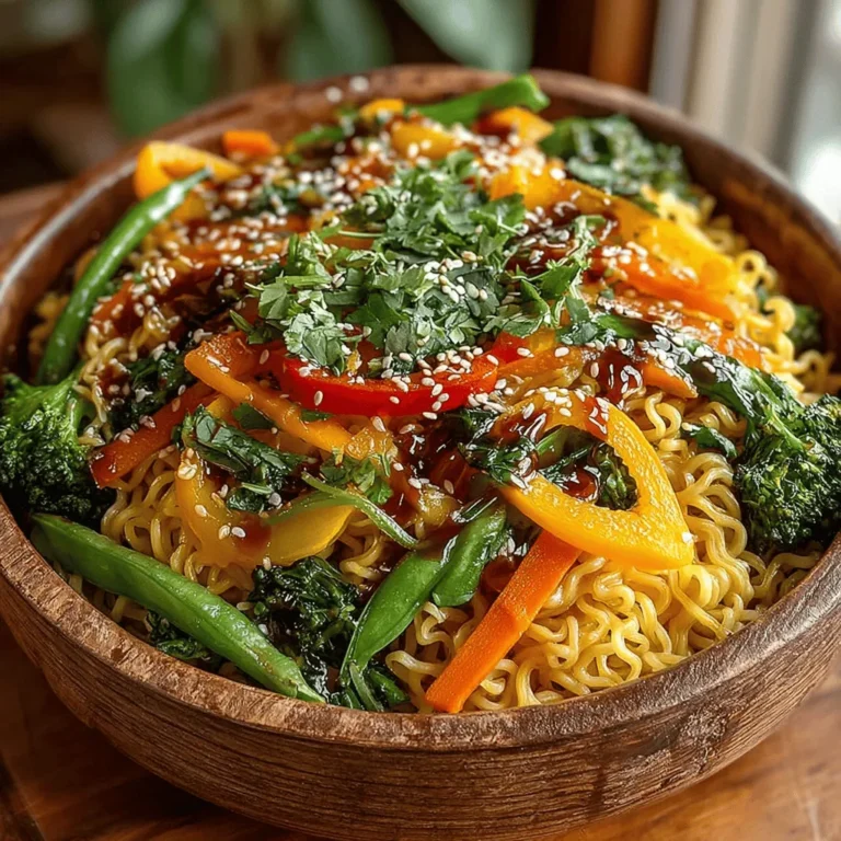 In recent years, ramen has transcended its humble origins to become a beloved staple in modern cuisine. This versatile dish, traditionally associated with Japanese comfort food, has found its way into kitchens around the world, inspiring countless variations that cater to different tastes and dietary needs. Among these adaptations, the Veggie-Packed Ramen Noodle Stir Fry stands out as a particularly vibrant and healthy option. This dish not only delights the palate but also appeals to health-conscious individuals and vegetarians alike, offering a colorful array of vegetables and flavors.