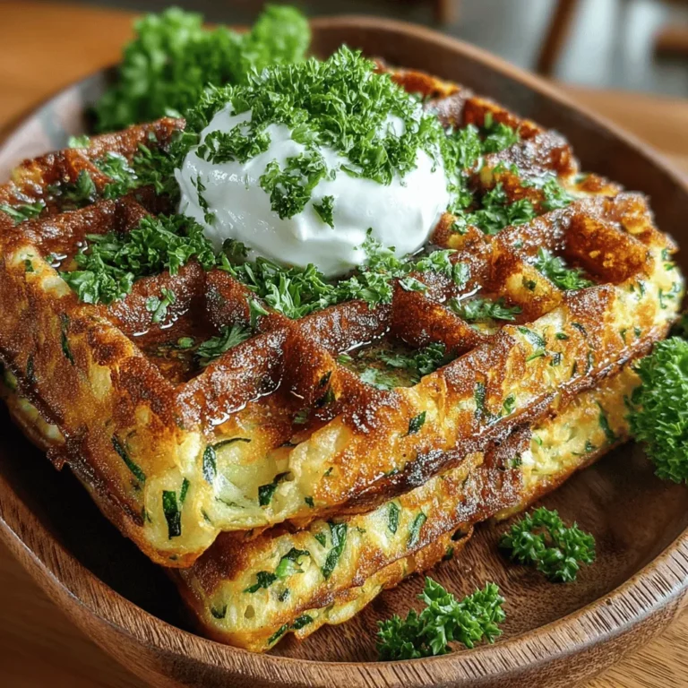 In a world where healthy eating is becoming increasingly important, finding creative ways to incorporate vegetables into our meals can be both enjoyable and rewarding. One such delightful dish that brings a burst of flavor and nutrition is Zesty Zucchini Waffles. These crispy and savory waffles are not only easy to prepare but also serve as a fantastic breakfast or brunch option that the whole family will love. With their unique texture and flavor profile, they offer a refreshing twist on traditional waffles, making them an ideal choice for those looking to elevate their meals.
