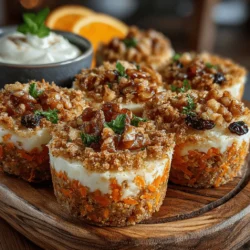 In recent years, the trend for healthy snacks has surged, driven by a growing awareness of the importance of nutrition in our daily lives. As more people seek ways to indulge their sweet cravings without compromising their health, innovative recipes have emerged to satisfy this demand. One such delightful creation is the Frosty Carrot Cake Bites. These bite-sized treats not only offer the comforting flavors of traditional carrot cake but also pack a nutritious punch, making them an appealing option for health-conscious individuals and families alike.