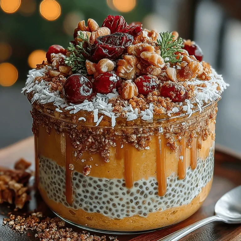 To begin crafting your Pumpkin Spice Chia Dream, you first need to prepare the base. In a mixing bowl, combine 1 cup of almond milk (or your preferred plant-based milk) with ½ cup of pure pumpkin puree. This puree is the heart of your recipe, providing the essential pumpkin flavor and a creamy texture. To this mixture, add 2 tablespoons of maple syrup for sweetness, adjusting to your taste preference.