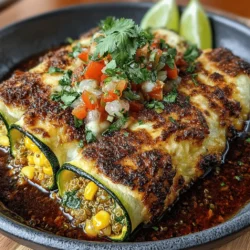 Zesty Zucchini Enchiladas are a refreshing take on the classic Mexican dish, offering a vibrant and healthy alternative that appeals to both vegetarians and health-conscious eaters alike. As the culinary landscape evolves, there’s a growing trend towards using vegetables creatively, transforming familiar recipes into nutritious powerhouses. This dish exemplifies that idea, showcasing zucchini—a versatile vegetable that often finds itself underappreciated in the kitchen.