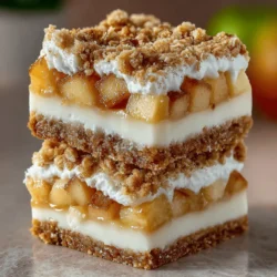 When it comes to refreshing dessert options, few can rival the delightful balance of flavors and textures found in Frozen Apple Pie Yogurt Crumble Bars. This innovative treat combines the creamy goodness of yogurt with the classic flavors of apple pie, all nestled within a crunchy oat crumble. The result is a dessert that not only satisfies your sweet tooth but also offers a refreshing bite, making it perfect for warm days or as a light indulgence any time of the year.