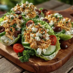 In today's fast-paced world, healthy eating is more important than ever. Many individuals strive to incorporate fresh, wholesome ingredients into their meals, not only for their nutritional value but also for the vibrant flavors they bring to the table. One dish that perfectly embodies this philosophy is the Mini Greek Chicken Salad Boats. These delightful creations are a harmonious blend of taste, nutrition, and convenience, making them an ideal choice for various occasions such as meal prep, family gatherings, or a light lunch.
