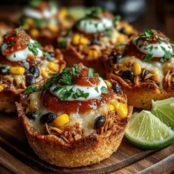 Tex-Mex cuisine, a vibrant fusion of Mexican and American culinary traditions, has captivated taste buds around the world with its bold flavors and hearty ingredients. Characterized by the use of spices, fresh produce, and a variety of proteins, Tex-Mex dishes are not only delicious but also incredibly versatile. One standout recipe that embodies the essence of this cuisine is the Spicy Mini Tex-Mex Chicken Tortilla Cups. These delightful little bites are perfect for any occasion, whether you're hosting a lively party, gearing up for a game day, or enjoying a casual family dinner.