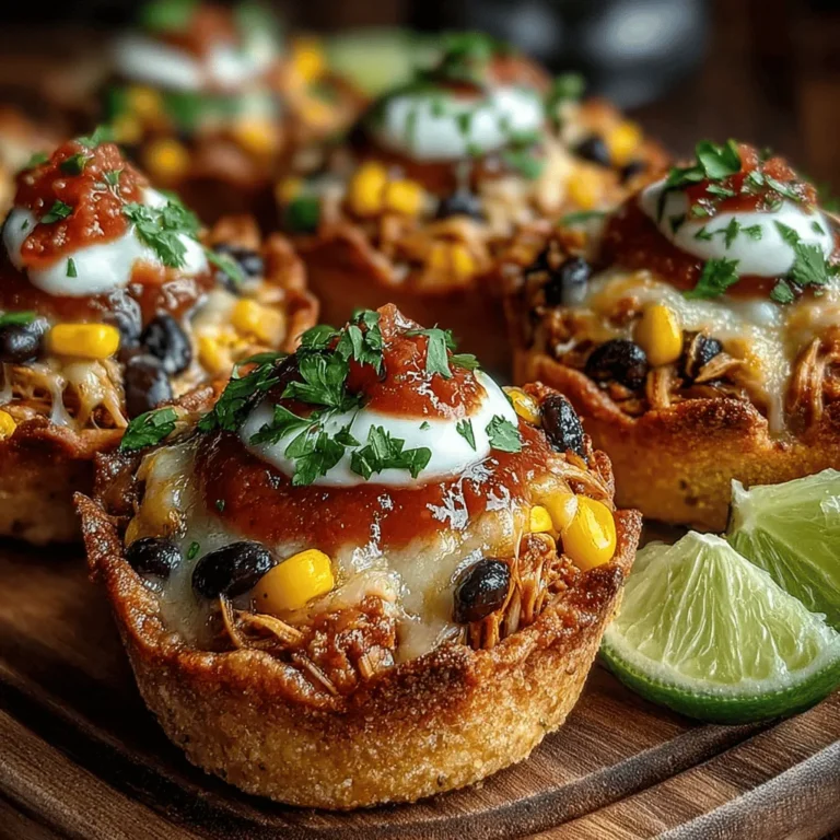 Tex-Mex cuisine, a vibrant fusion of Mexican and American culinary traditions, has captivated taste buds around the world with its bold flavors and hearty ingredients. Characterized by the use of spices, fresh produce, and a variety of proteins, Tex-Mex dishes are not only delicious but also incredibly versatile. One standout recipe that embodies the essence of this cuisine is the Spicy Mini Tex-Mex Chicken Tortilla Cups. These delightful little bites are perfect for any occasion, whether you're hosting a lively party, gearing up for a game day, or enjoying a casual family dinner.