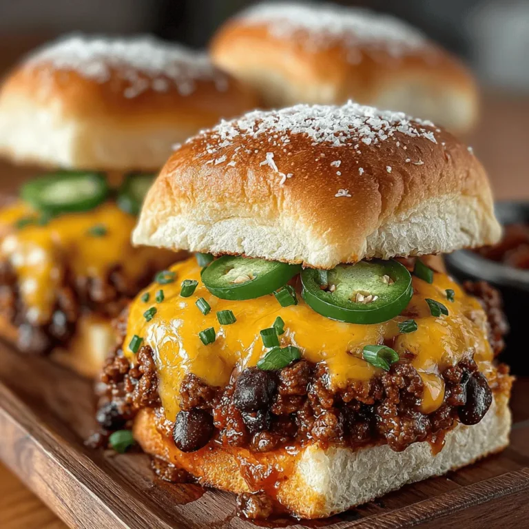 In the realm of comfort food, few dishes can rival the Sloppy Chili Sandwich. This delightful recipe combines the rich, savory flavors of a classic chili with the satisfying structure of a sandwich, making it a perfect meal for any occasion. Whether you’re hosting a family gathering, gearing up for game day, or simply enjoying a cozy night in, Sloppy Chili Sandwiches are sure to please. They offer a hearty blend of ground meat, beans, and spices, all enveloped in a soft bun, creating a mouthwatering experience that satisfies both hunger and taste buds alike.