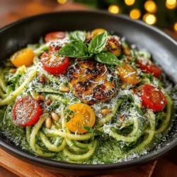 Creamy Pesto Zucchini Pasta: A Delicious and Nutritious Dish