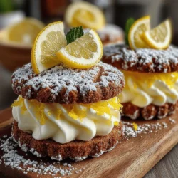 In the warm embrace of summer, there's nothing quite as satisfying as a refreshing dessert that tantalizes the taste buds. One such treat that embodies the essence of the season is our Zesty Frozen Lemon Cookie Yogurt Sandwiches. This delightful recipe combines the zesty brightness of lemon with the creamy comfort of yogurt, resulting in a dessert that is both indulgent and invigorating. With each bite, you'll experience a perfect balance of sweetness and tartness, making these sandwiches an ideal choice for picnics, barbecues, or simply enjoying the sunshine in your backyard. In this article, we will guide you through every step of the recipe, ensuring you can create a batch of delicious sandwiches that are sure to impress friends and family alike.