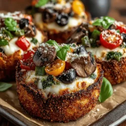 In recent years, there has been a noticeable shift towards healthier eating habits, with veggie-based snacks taking center stage. As more people embrace plant-based diets, the demand for appetizers and snacks that incorporate vegetables has skyrocketed. One delightful option that perfectly fits this trend is Mini Crispy Veggie Pizza Bites. These bite-sized treats are not only fun and easy to make, but they also bring together a medley of flavors and textures that appeal to both adults and children. Whether you’re hosting a gathering or looking for a healthy addition to family meals, these pizza bites stand out as a deliciously nutritious choice.