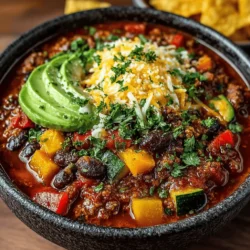 In the world of culinary convenience, slow cooker recipes reign supreme. Their ability to meld flavors over hours of gentle cooking transforms simple ingredients into hearty meals that are both satisfying and nourishing. Among the myriad of options available, the Hearty Slow Cooker Zucchini Chili stands out as a comforting plant-based dish that not only delights the taste buds but also offers a wealth of nutritional benefits. This recipe is perfect for those looking to incorporate more vegetables into their diet without sacrificing flavor or satisfaction.