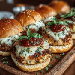 Zesty Zucchini Parmesan Chicken Sliders