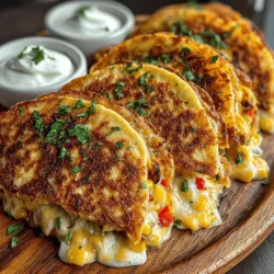 If you’re looking for a quick meal or a snack that’s both fun and nutritious, mini veggie quesadilla pockets are an excellent choice. These delightful little pockets are not only packed with flavor but also offer a creative way to incorporate a variety of vegetables into your diet. They can easily cater to the taste preferences of both adults and children, making them an ideal solution for busy families or anyone in need of a delicious, healthy option. The best part? They are incredibly simple to prepare, allowing you to whip them up in no time.