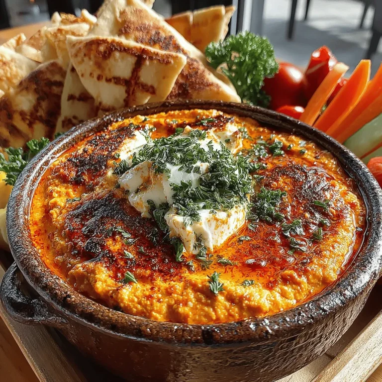 When it comes to hosting gatherings, appetizers play a pivotal role in setting the tone for the meal ahead. They serve as the perfect icebreakers, bringing people together over shared tastes and experiences. Among the vast array of choices available, the Sunset Bliss Roasted Red Pepper & Goat Cheese Dip stands out as a crowd-pleaser that is both visually appealing and delectably flavorful. This dip combines the sweetness of roasted red peppers with the tanginess of goat cheese to create a harmonious blend that delights the palate and ignites conversation.