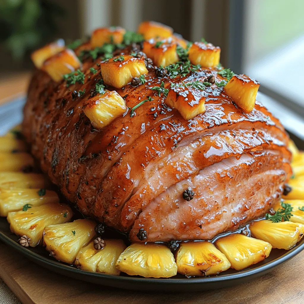 If you're looking for a show-stopping centerpiece for your next family gathering or celebration, look no further than Sweet & Savory Maple Pineapple Ham. This dish masterfully combines the rich, savory flavor of ham with the bright sweetness of maple syrup and pineapple, creating an unforgettable taste experience. Perfect for holidays, special occasions, or simply a delicious Sunday dinner, this recipe is sure to become a favorite in your culinary repertoire.