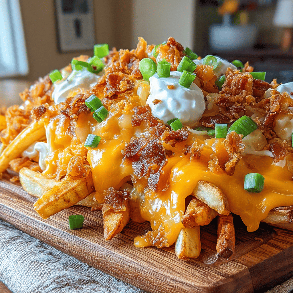 Game day gatherings are all about indulging in delicious flavors and sharing great moments with friends and family. If you're looking to elevate your snack game, these Loaded Cheesy Bacon Fries are the perfect addition to your spread! With their crispy, golden exterior and overflowing toppings, they’re sure to be a crowd-pleaser.