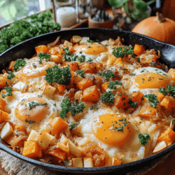 Skillet Pumpkin Apple Hash: Spiced Up for a Cozy Autumn Breakfast